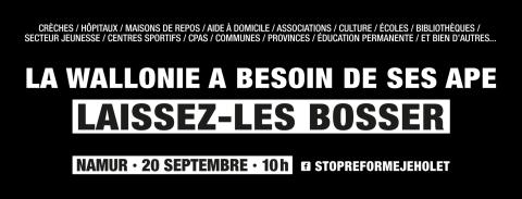 FGTB Wallone - Manifestation APE FGTB Wallone - Manifestation APE