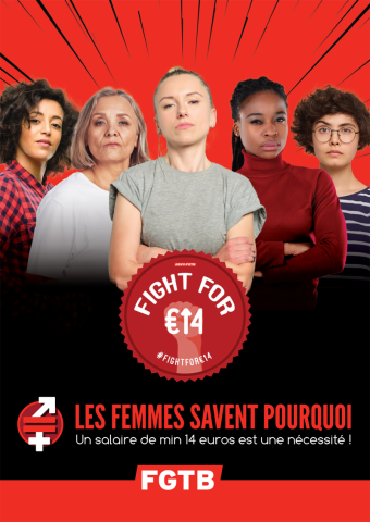 Journée pour l'égalité salariale - Fight for 14 Journée pour l'égalité salariale - Fight for 14