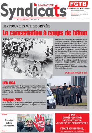 Syndicats FGTB n°5 Syndicats FGTB n°5