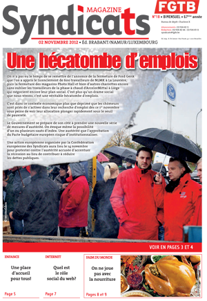 Syndicats FGTB n°18 Syndicats FGTB n°18