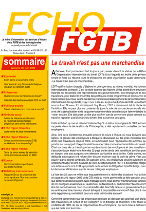 Echo FGTB n°6 - 2012 Echo FGTB n°6 - 2012