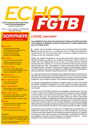 Echo FGTB n°8 - 2012 Echo FGTB n°8 - 2012