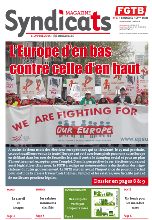 Syndicats FGTB n°7 - 2014 Syndicats FGTB n°7 - 2014