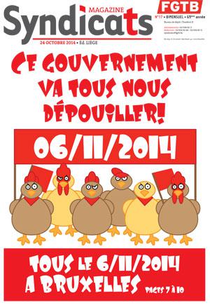 Syndicats FGTB n°17 - 2014 Syndicats FGTB n°17 - 2014