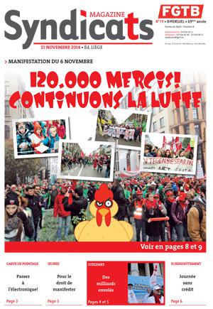 Syndicats FGTB n°19 - 2014 Syndicats FGTB n°19 - 2014