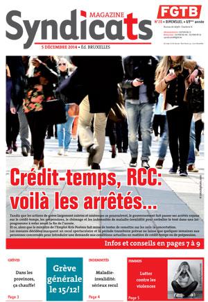 Syndicats FGTB n°20 - 2014 Syndicats FGTB n°20 - 2014