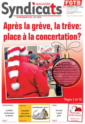 Syndicats FGTB n°21 - 2014 Syndicats FGTB n°21 - 2014