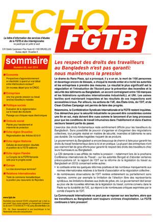 Echo FGTB n°5 - 2014 Echo FGTB n°5 - 2014