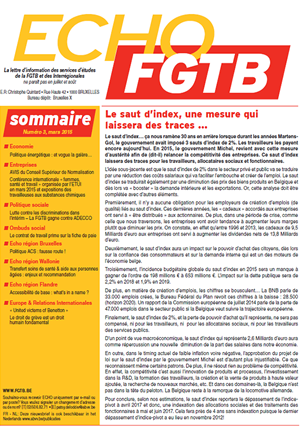 Echo FGTB n°3 - 2015 Echo FGTB n°3 - 2015