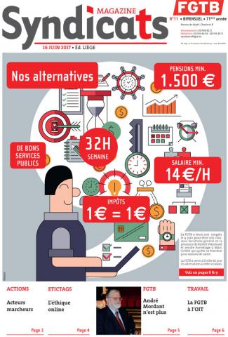 Syndicats FGTB n°11 - 2017 Syndicats FGTB n°11 - 2017