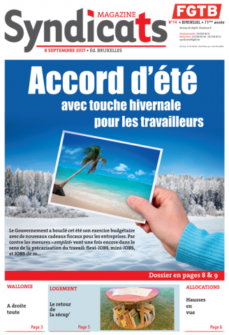 Syndicats FGTB n°14 - 2017 Syndicats FGTB n°14 - 2017
