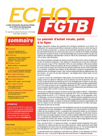 Echo n°10 -2018 Echo n°10 -2018