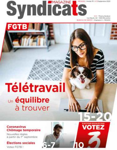 Syndicats FGTB n°8 - septembre 2020 Syndicats FGTB n°8 - septembre 2020