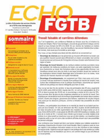 Echo FGTB n°6 \ Juin 2021 Echo FGTB n°6 \ Juin 2021